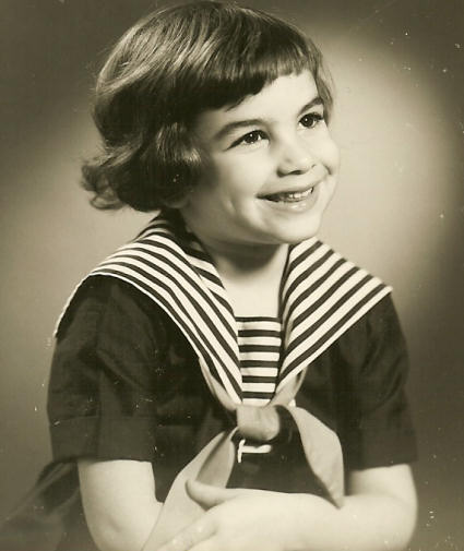 Martha in a sailor dress